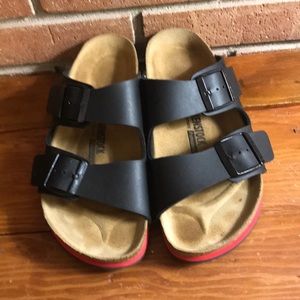 red bottom birkenstock